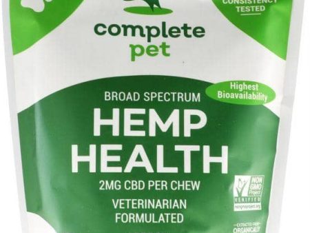 Complete Pet Hemp Health CBD Dog Chews - 60 count Supply