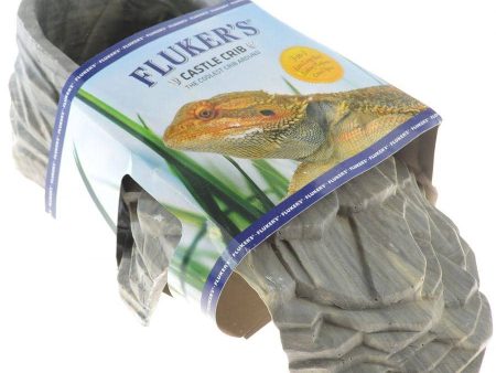 Flukers Castle Crib Reptile Basking Platform and Hide Assorted Colors - 1 count X-Large For Cheap