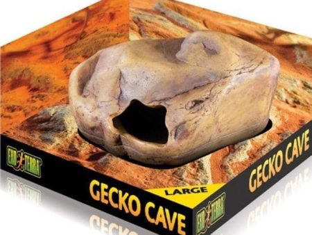 Exo Terra Gecko Cave for Reptiles - Large Hot on Sale