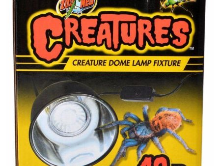 Zoo Med Creatures Creature Dome Lamp Fixture - 40 watt For Sale