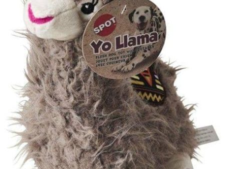 Spot Yo Llama Plush Dog Toy Assorted Colors - 1 count Sale