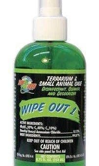 Zoo Med Wipe Out! Terrarium & Small Animal Cage Cleaner Supply