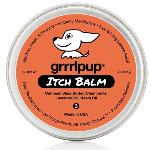 Grrrlpup Oatmeal Itch Balm - 2 oz Supply