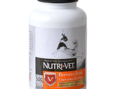 Nutri-Vet Brewers Yeast Flavored with Garlic - 500 Count Cheap