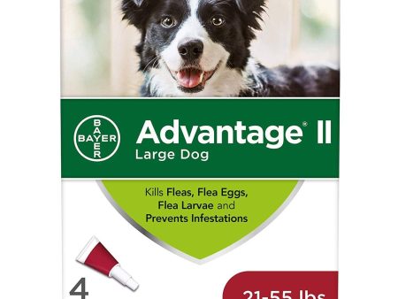 Advantage II Flea and Lice Treatment Dogs 21-55 LB Sale