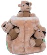 Outward Hound Plush Hide-A-Squirrel Puzzle Dog Toy - 1 count Hot on Sale