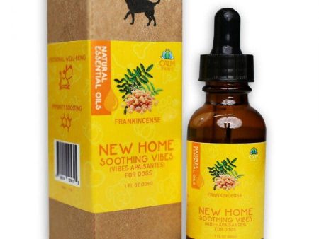 Calm Paws New Home Frankincense Blend Soothing Essential Oil for Dogs - 1 oz Hot on Sale