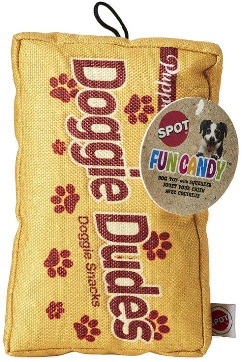 Spot Fun Candy Doggie Dudes Plush Dog Toy - 1 count Discount