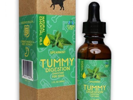 Calm Paws Tummy Spearmint Digestion Aid Essential Oil for Dogs - 1 oz Online