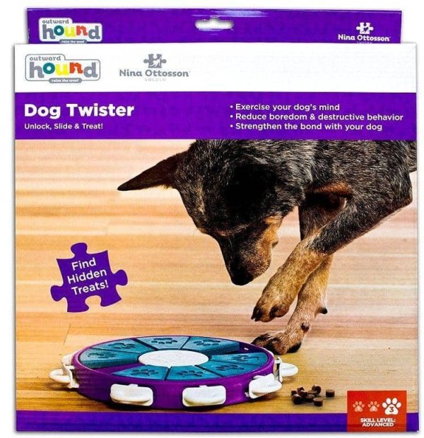 Outward Hound Nina Ottoson Puzzle Dog Twister Dog Game - 1 count Hot on Sale