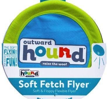 Outward Hound Soft Fetch Flyer Dog Toy - Large - 1 Count - (10  Diameter) Online Sale