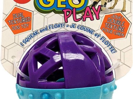 Spot Geo PlayBall Dual Texure Dog Toy Assorted - 1 count For Discount