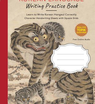 Korean Language Writing Practice Book: Learn to Write Korean Hangul Correctly (Character Handwriting Notebook Sheets with Square Grids) on Sale