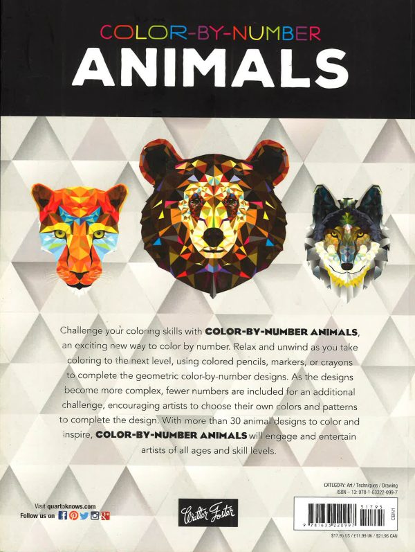 Color-By-Number: Animals Fashion